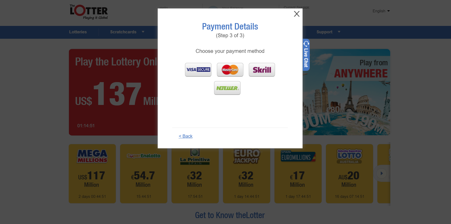 How to Deposit on The Lotter 2