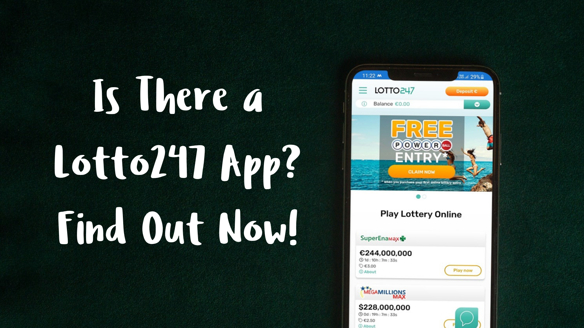 Is There a Lotto247 App? Find Out Now!