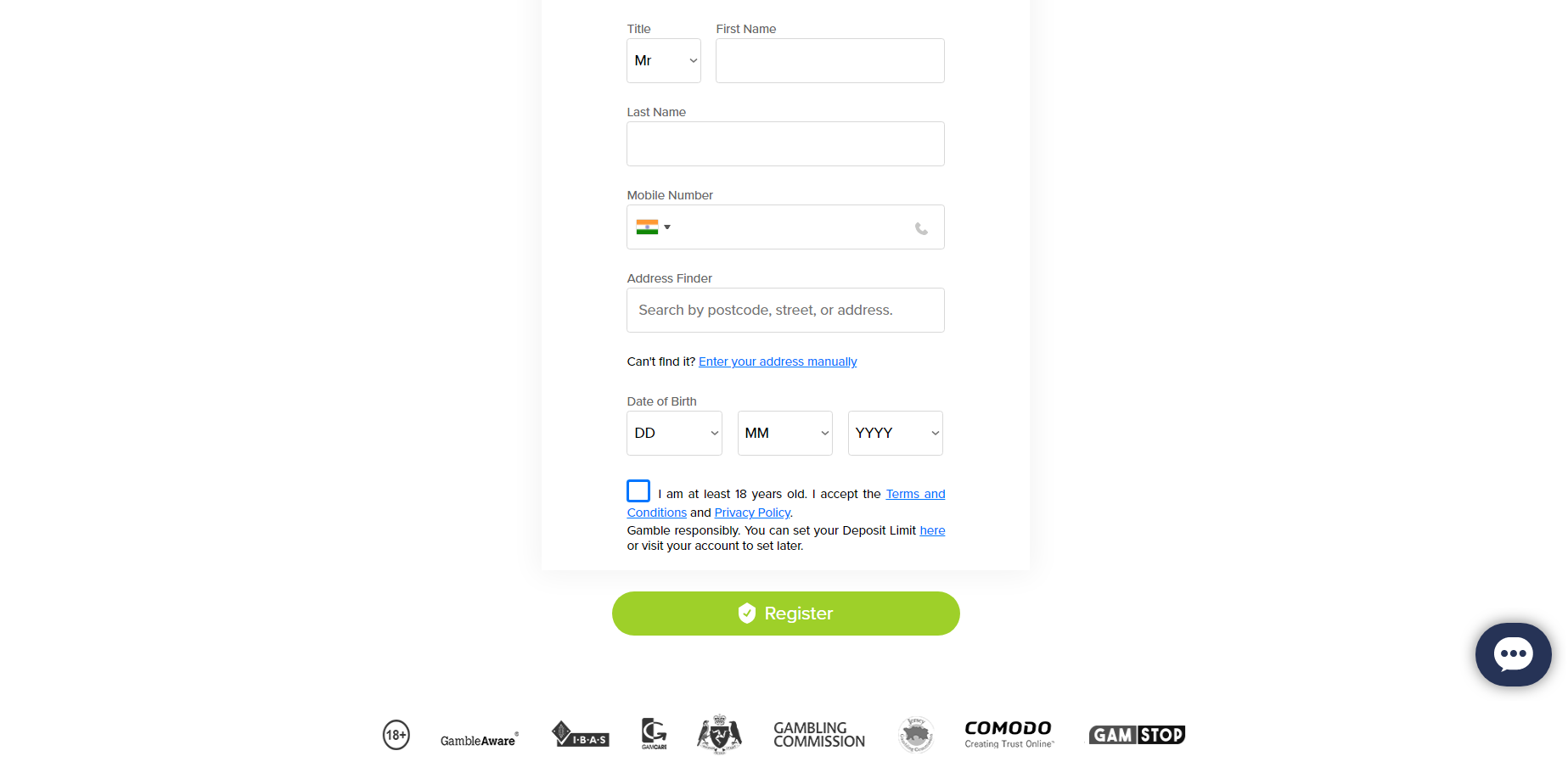Lotto Go Registration 3