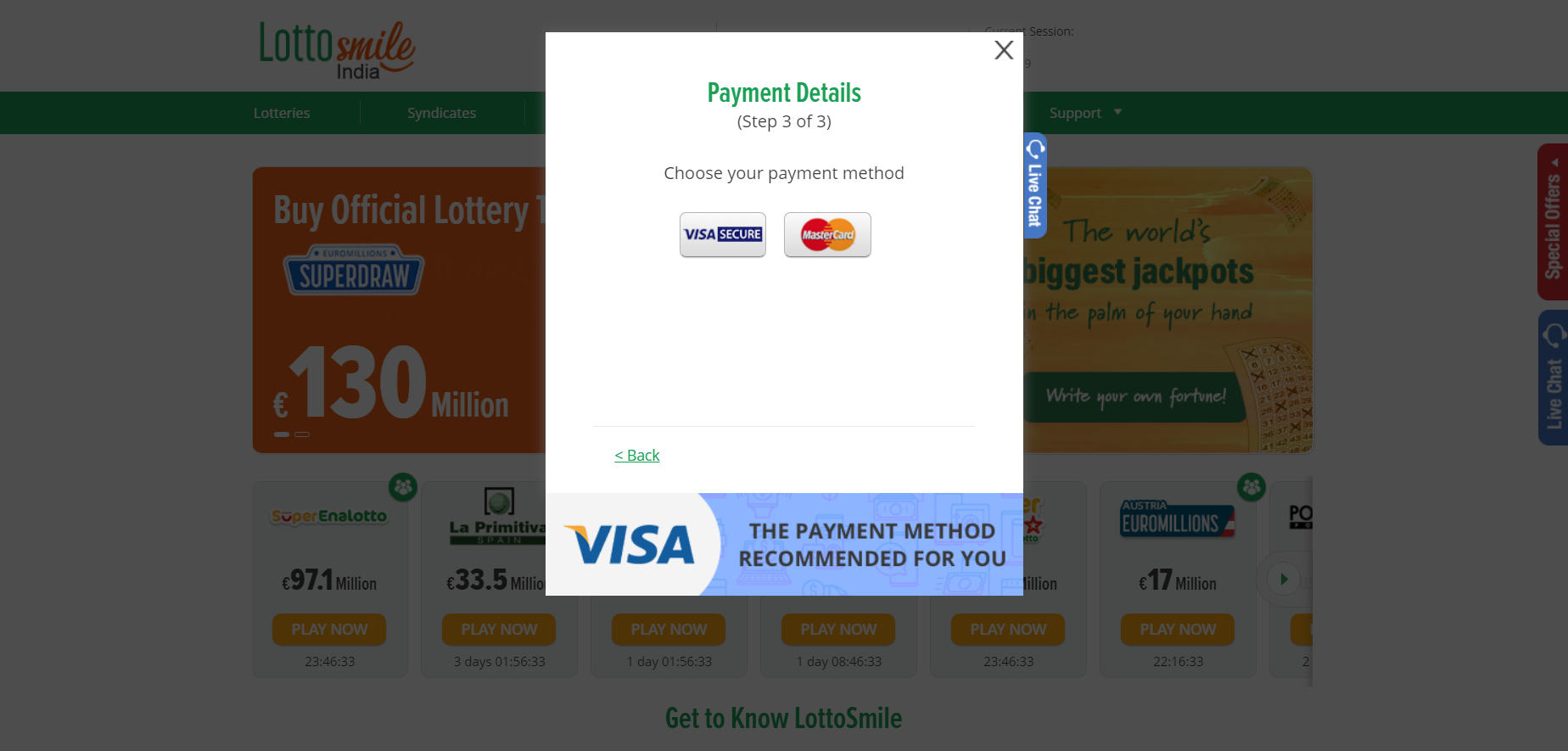 Lotto Smile Deposit 2