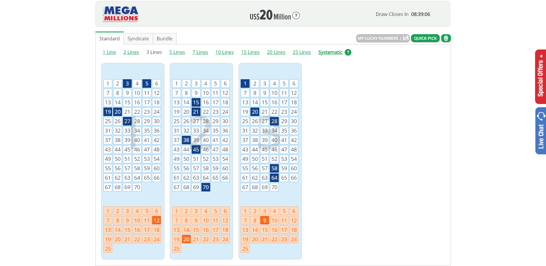 Lottosmile Megamillions 1