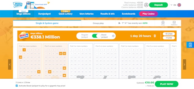 Multi Lotto Megamillions