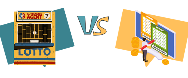 Online lottery vs lotto betting