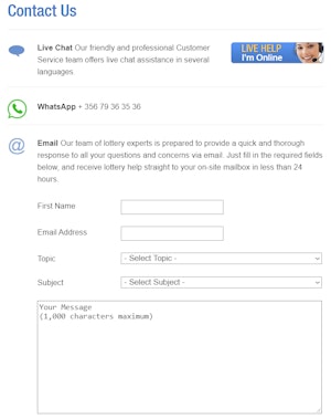The Lotter Customer Support